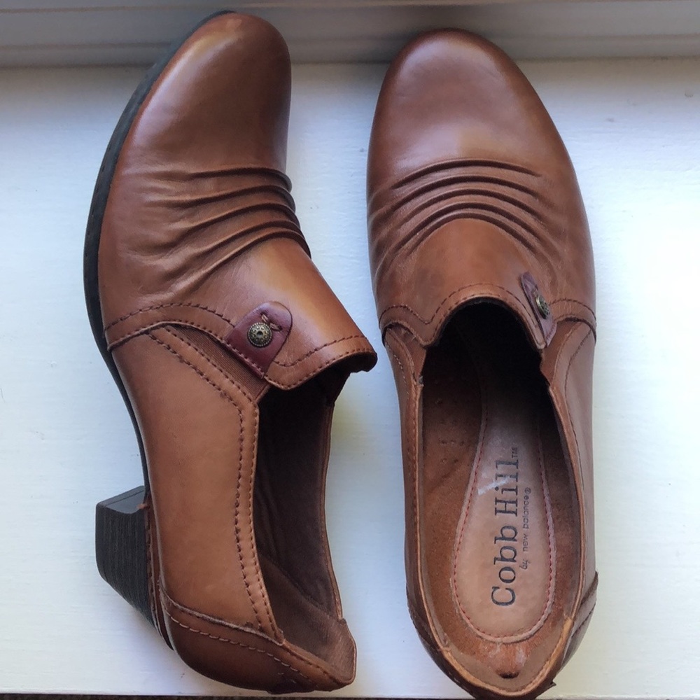 Cobb Hill by NewBalance Brown Leather Shoes sz 8.5